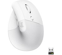 Logitech Lift Vertical Ergonomic Mouse Souris ergonomique Bluetooth, radio optique blanc 6 Boutons 4000 dpi ergonomique