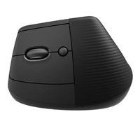 Logitech Lift Vertical Ergonomic Mouse - souris verticale - Bluetooth, 2.4 GHz - graphite