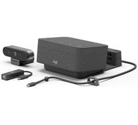 Logitech Logi Dock Focus Room Kit UC - Système de vidéoconférence personnel - 4K Ultra HD - 90 fps - 5x - Gr