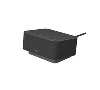 Logitech Logi Dock Graphite - Station d'accueil USB-A/USB-C, HDMI 2.0, DisplayPort 1.4, 6 mics beamforming, HP 5.5cm, 4K Ultra HD, 100W Power Delivery, Windows/macOS/ChromeOS