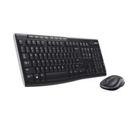 Logitech Logitech Ensemble clavier/souris USB, sans fil, 1000 dpi MK270 noir Quantité:1