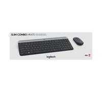 Logitech Logitech Set clavier/souris sans fil MK470 gris optique Quantité:1
