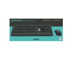 Logitech Logitech Set clavier/souris USB sans fil, 1000 dpi MK540 noir Quantité:1