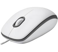 Logitech M100 Souris filaire optique blanc 3 Boutons 1000 dpi
