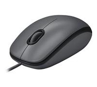 Logitech M100 - Souris - pleine taille - droitiers et gauchers - optique - 3 boutons - filaire - USB - noir Noir G
