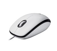 Logitech M100 Wired USB Mouse, 3-Buttons,1000 DPI Optical Tracking, Ambidextrous