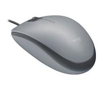 Logitech m110 silent - souris - usb-a - gris intermédiaire