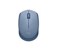 Logitech M170 Souris Optique Sans Fil RF 2.4GHz, 3 Boutons, Ambidextre Bleu, Récepteur Nano USB Type-A, Compatible Windows/macOS/ChromeOS