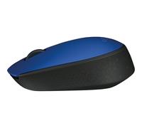 LOGITECH M171 Mouse right and left-handed wireless 2.4 GHz USB wireless receiver black blue