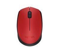 Logitech M171 - souris - 2.4 GHz - noir, rouge