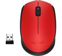 Logitech M171 - souris - 2.4 GHz - noir, rouge