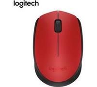 Logitech M171 - Souris - sans fil - 2.4 GHz - récepteur sans fil USB - noir, rouge