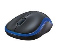 Logitech M185 - souris - 2.4 GHz - bleu