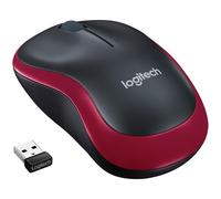 Logitech M185 Souris Sans Fil, 2.4 GHz avec Mini Récepteur USB, Longévité de la Pile 12 Mois, Résolution du Capteur 1000 PPP, Ambidextre, Compatible PC, Mac, Ordinateur Portable - Rouge