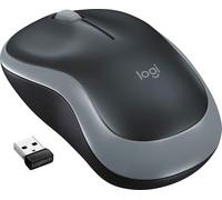Logitech M185 Souris sans fil, 2,4 GHz avec nano-récepteur USB, 12 mois d'autonomie, 1000 DPI Optical Tracking, pour gauchers et droitiers,Gris