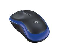 Logitech M185 Souris sans fil - 2,4 GHz, Optique 1000 DPI, Ergonomique pour droitier, Pile 12 mois, Récepteur USB pour PC/Mac - Bleu