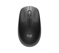 Logitech M190 Full-Size Wireless Mouse, Ambidextre, Optique, RF sans fil, 1000 DPI, Anthracite, Noir 910-005905
