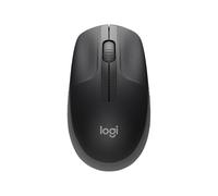 LOGITECH M190 Mouse optical 3 buttons wireless USB wireless receiver mid grey