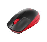 Logitech Souris sans fil M190 de taille standard Optique 1000 dpi 3 boutons Rouge