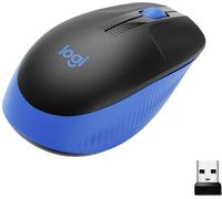 Logitech Souris sans fil M190 format standard Bleu
