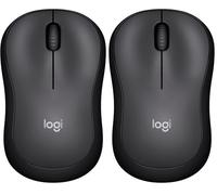 Logitech M220 Silent Souris sans Fil, 2.4 GHz avec Récepteur USB, Résolution Capteur 1000 PPP, Pile 18 Mois, Ambidextre, Compatible avec PC, Mac, Ordinateur Portable - Noir (Lot de 2)