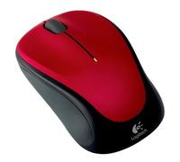 Logitech M235 - 2ème génération - souris - droitiers et gauchers - optique - sans fil - 2.4 GHz - récepteur sans fil USB - rouge