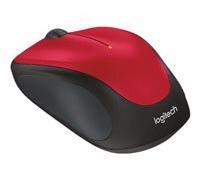 Logitech M235 - souris - 2.4 GHz - rouge