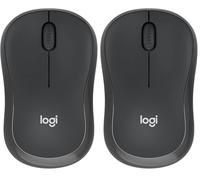 Logitech M240 Souris Bluetooth sans Fil, Compacte, Portable, Suivi Fluide, Batterie 18 Mois, Windows, macOS, ChromeOS, Convient à PC, Mac, Ordinateur Portable, Tablettes - Graphite (Lot de 2)
