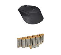 Logitech M280 Souris sans fil Noire avec les batteries AmazonBasics