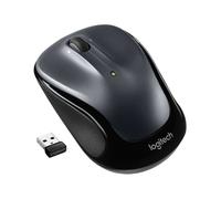 Logitech M325s - Souris - droitiers et gauchers - optique - 5 boutons - sans fil - 2.4 GHz - récepteur sans fil USB - gris foncé G