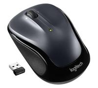 Logitech M325s - Souris - droitiers et gauchers - optique - 5 boutons - sans fil - 2.4 GHz - récepteur sans fil USB - gris foncé G