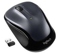 Logitech M325s - Souris - droitiers et gauchers - optique - 5 boutons - sans fil - 2.4 GHz - récepteur sans fil USB - gris foncé G
