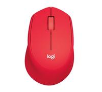 Logitech m330 silent plus - souris - 2.4 ghz - rouge