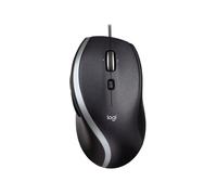 Logitech M500 Souris Laser USB Type-A, 6 Boutons Programmables, 1000 DPI, Droitier, Compatible Windows/macOS/Linux/ChromeOS, Noir, 126x69x42mm