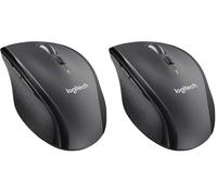 Logitech M705 Marathon sans Fil Souris, Récepteur USB Unifying 2,4 GHz, 1000 PPP, 5 Boutons Programmables, Pile Durée 3 Ans, Compatible PC, Mac, Ordinateur Portable, Chromebook - Graphite (Lot de 2)