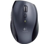 Logitech M705 - Souris - pour droitiers - laser - 7 boutons - sans fil - 2.4 GHz - récepteur sans fil USB - argent