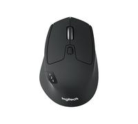 Logitech M720 Triathlon Souris Sans Fil Multidispositif | Récepteur USB Bluetooth, 1000 PPP, 6 Boutons Programmables, Piles 2 ans, Compatible PC, Mac, iPadOS - Gris