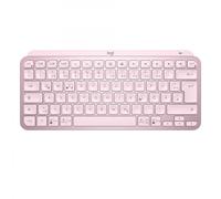 Logitech Master MX Keys Mini clavier Bureau RF sans fil + Bluetooth QWERTY Anglais Rose