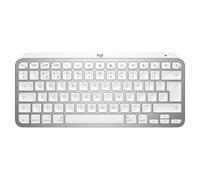 Logitech Clavier sans fil minimaliste MX Keys Mini pour Mac, compact, Bluetooth, touches rétroéclairées, USB-C, saisie tactile, compatible avec MacBook Pro, MacBook Air, iMac, iPad, argent, 1 unité