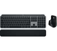 MX Keys S Combo for Mac, clavier et souris sans fil, repose-poignets, clavier retroeclaire, defilement rapide, Bluetooth USB-C