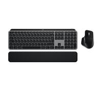 Logitech MX Keys S Combo for Mac,Clavier et Souris sans Fil,Repose-Poignets,Clavier rétroéclairé,défilement Rapide,Bluetooth USB-