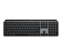 Logitech Master Series MX Keys S for Mac - Clavier - full size - rétroéclairé - sans fil - Bluetooth LE - QWERTY - R.-U. - gris pâle G
