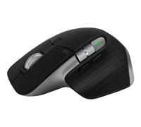Logitech Master Series MX Master 3S for Mac - Souris - ergonomique - optique - 7 boutons - sans fil - 2.4 GHz, Bluetooth - gris sidéral - pour Apple MacBook