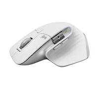 Logitech Master Series MX Master 3S for Mac - Souris - ergonomique - optique - 7 boutons - sans fil - 2.4 GHz, Bluetooth - gris pâle - pour Apple MacBook