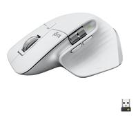 Logitech Master Series MX Master 3S - Souris - ergonomique - optique - 7 boutons - sans fil - Bluetooth, 2.4 GHz - récepteur USB Logitech Logi Bolt - gris pâle