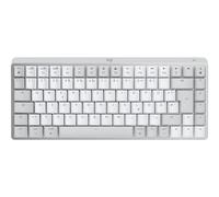Logitech Master Series MX Mechanical Mini for Mac - Clavier - rétroéclairé - sans fil - Bluetooth LE - QWERTY - R.-U. - commutateur : Tactile Silencieux - gris pâle