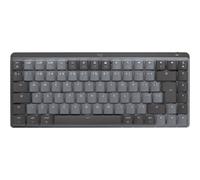 Logitech Master Series MX Mechanical Mini for Mac - Clavier - rétroéclairé - sans fil - Bluetooth LE - QWERTY - International US - commutateur : Tactile Silencieux - gris sidéral