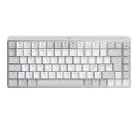 Logitech Master Series MX Mechanical Mini for Mac - Clavier - rétroéclairé - sans fil - Bluetooth LE - QWERTY - commutateur : Tactile Silencieux - gris pâle