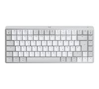 Logitech Master Series MX Mechanical Mini for Mac - Clavier - rétroéclairé - sans fil - Bluetooth LE - QWERTZ - Allemand - commutateur : Tactile Silencieux - gris pâle