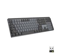 Logitech Master Series Mx Mechanical - Tastatur - Hinterleuchtet - Kabellos - Bluetooth Le - Qwerty - Us International - Tastenschalter: Clicky - Gra